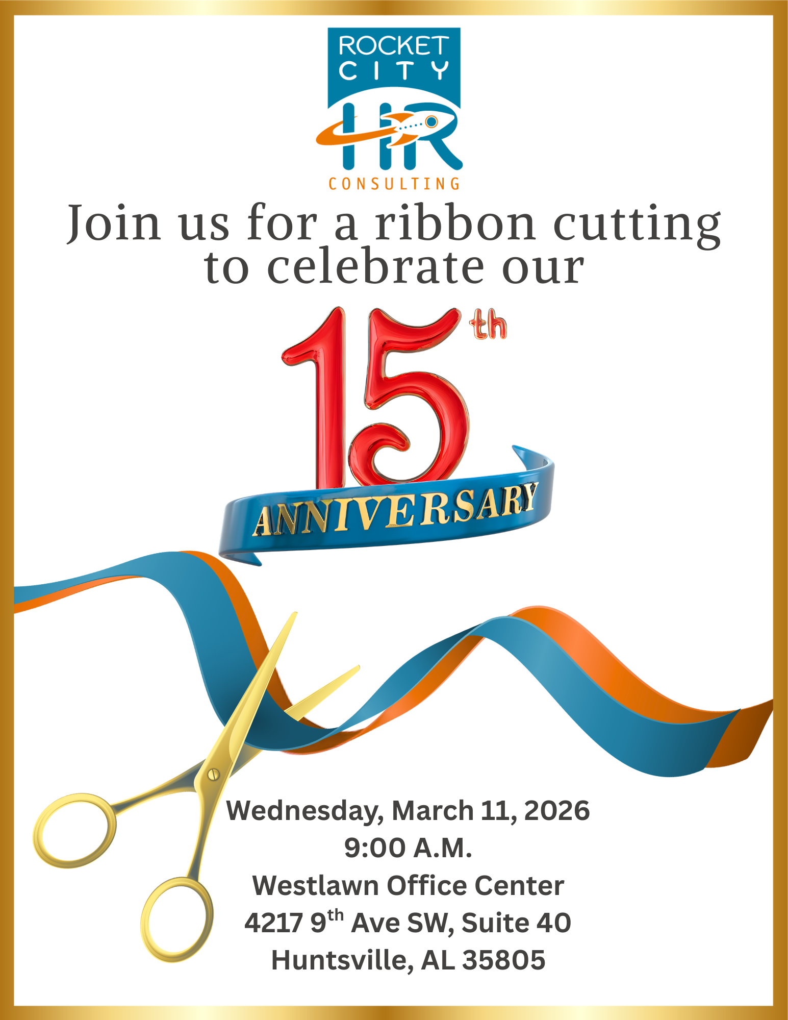 RCHR 15th Anniversary Ribbon Cutting