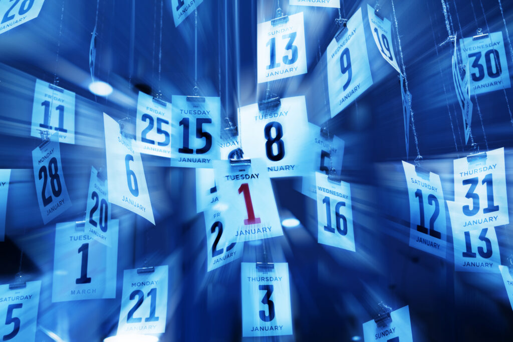 flying calendar dates